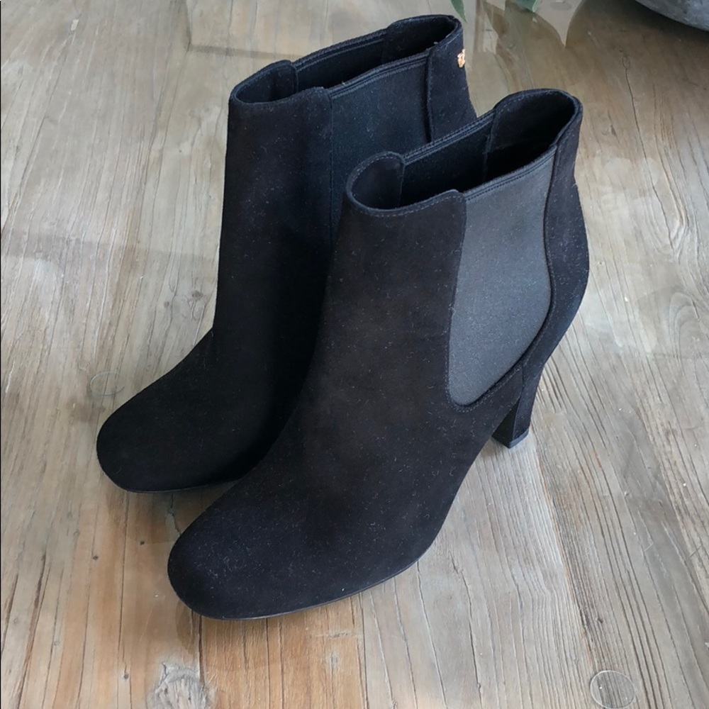 Vince Camino black suede ankle boots